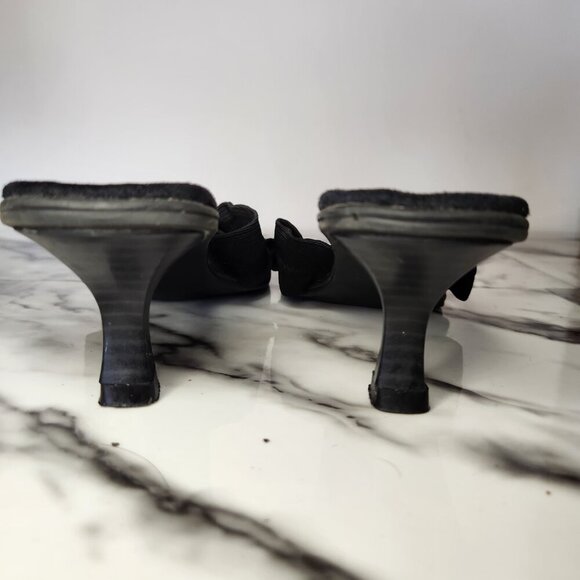 PENMAN WOMENS BLACK SIZE 7 - 8 LOW HEEL SANDALS - Picture 3 of 11